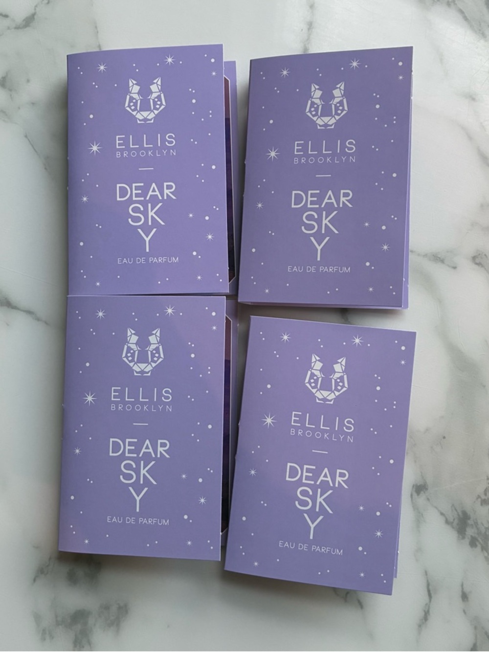 Ellis Brooklyn Dear Sky Eau de Parfum Sample‎ 1.5 MLs Bundle of 4
